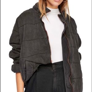 Free People Dolman Sleeve Quilted Jacket